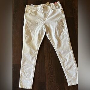 Levi's Women's High-Rise White Denim Jeans
